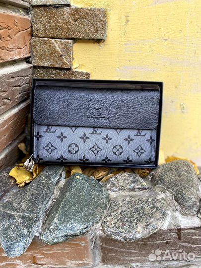 Барсетка Louis Vuitton кожа