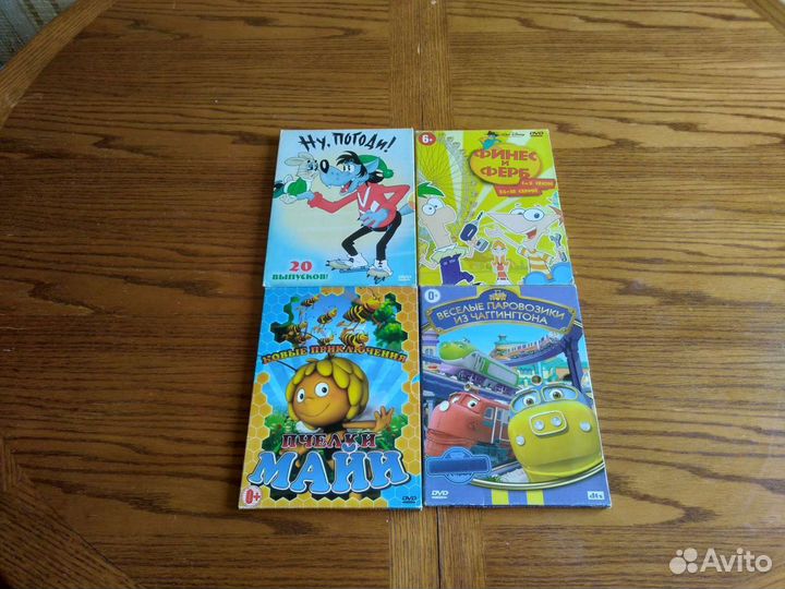 DVD диски мультфильмы, фильмы