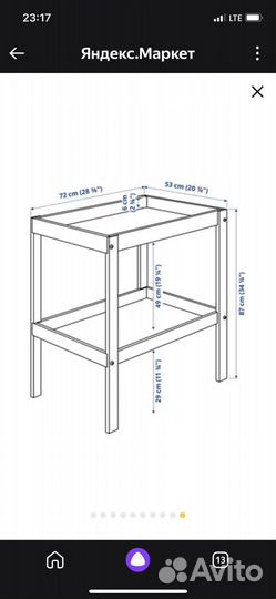Пеленальный столик IKEA