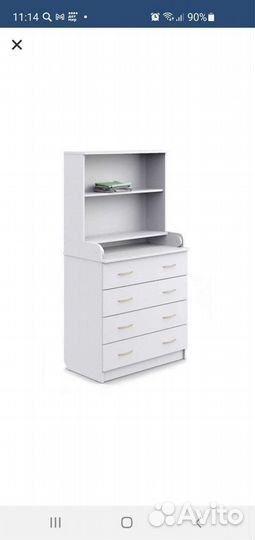 Пеленальный комод с матрасом