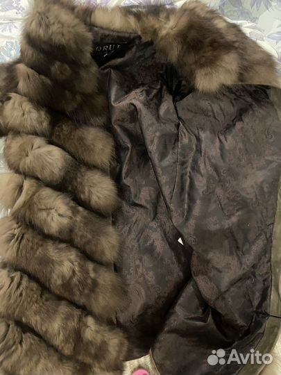 Шуба из песца