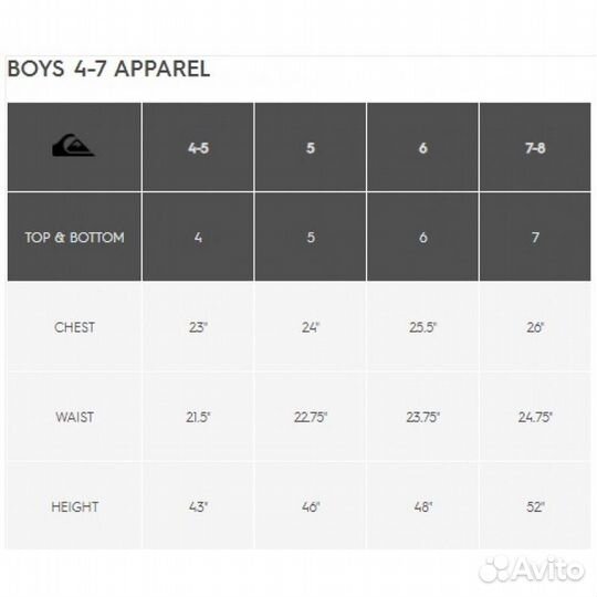 Комбинезон детский quiksilver rookie kids suit 4/5