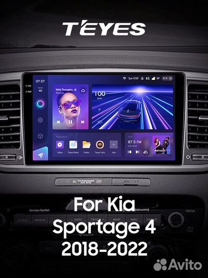 Магнитола Teyes CC3 2K 6/128 Kia Sportage 4