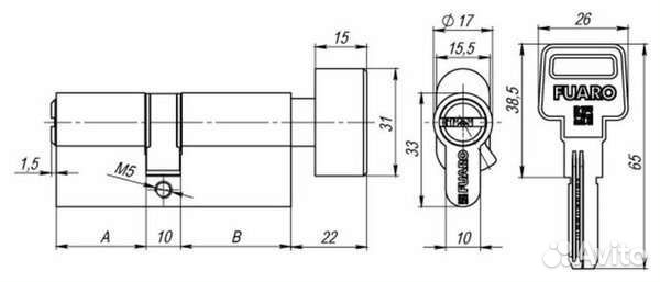 Дверные лечинки Punto + замки