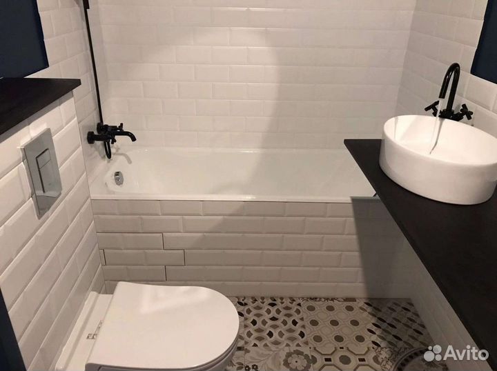 Ремонт Ванной комнаты/Ванных/Душевой/Санузла