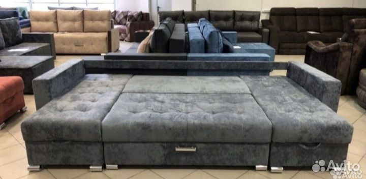 Диван Угловой П- образный #0234