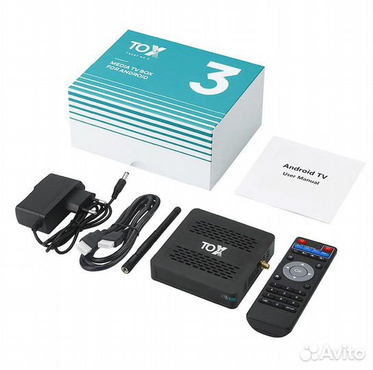 SMART TV приставка TOX3 4/32Gb настроенная