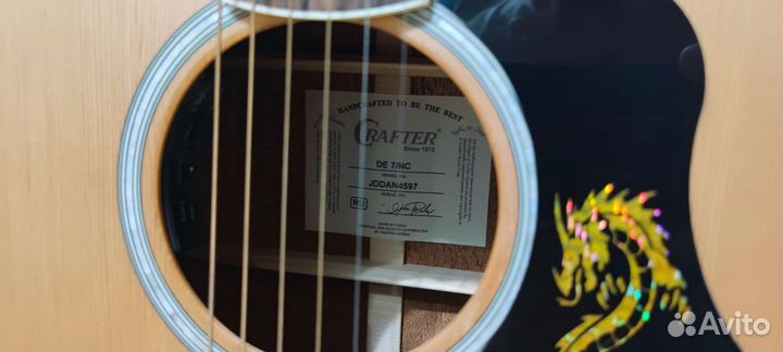 Электроакустическая гитара Crafter DE-7/NC