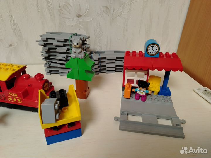 Lego duplo грузовой поезд