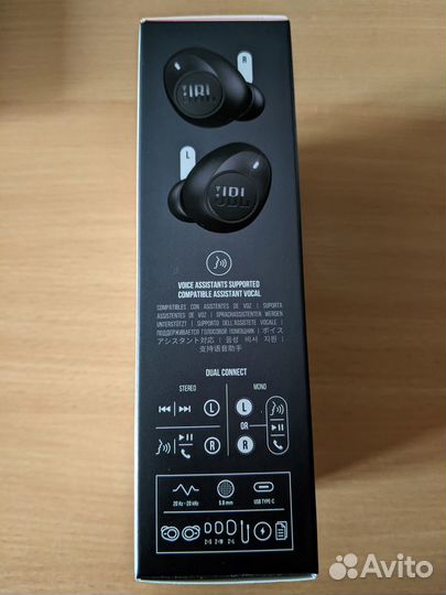 Беспроводные наушники jbl tune 115 tws черный