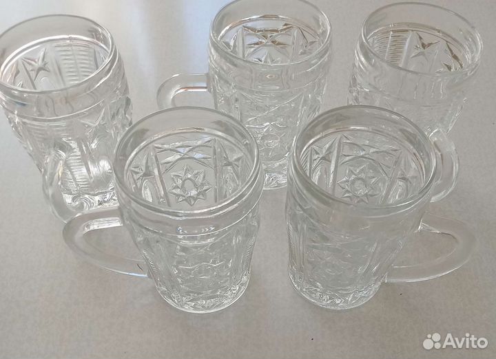 Стопки,рюмки,кружки хрусталь/стекло