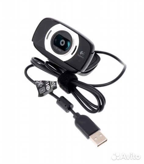 Веб-камера Logitech HD C615, черный, 960-001056