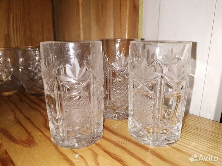 Стопки хрустальные из СССР