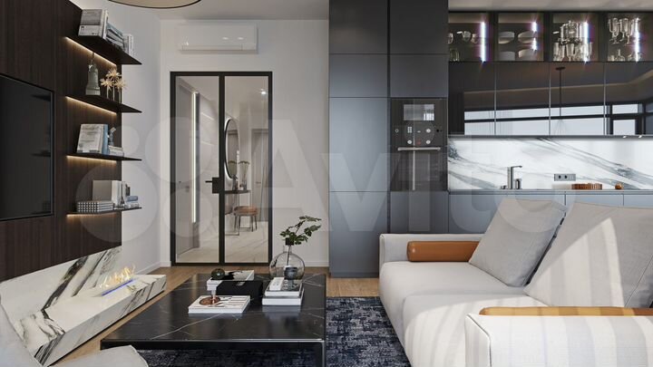 1-к. квартира, 55 м², 17/21 эт.