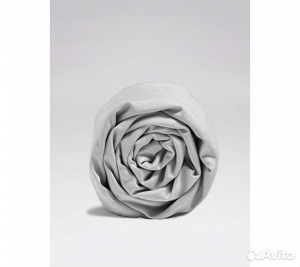 Простынь GoodNight Сатин 180х200х20 Светло-серый н