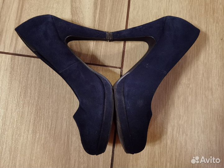 Туфли темно-синие, размер 37