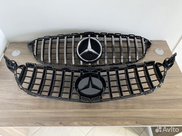 Решетка радиатора Mercedes W205 GT