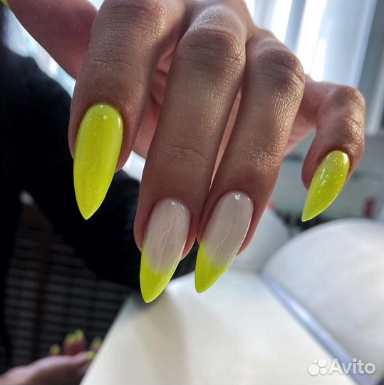 Маникюр наращивание ногтей