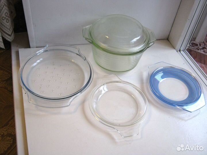 Кастрюля из стекла 1.7 литра + крышка