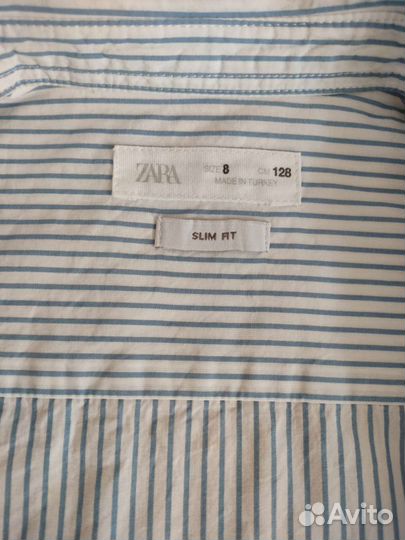 Рубашка zara для мальчика 128