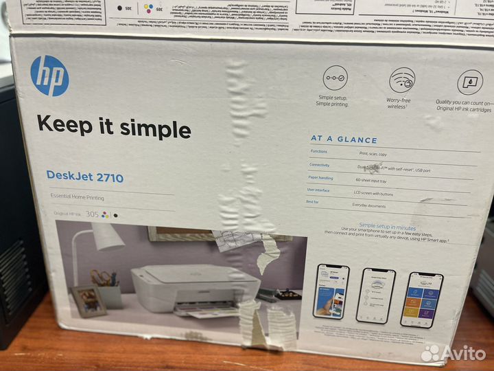 Мфу струйный цветной Hp deskjet 2710