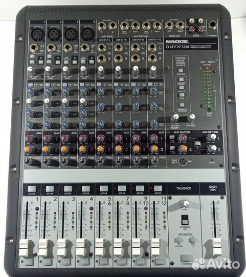 Аналоговый микшерный пульт mackie onyx 1220