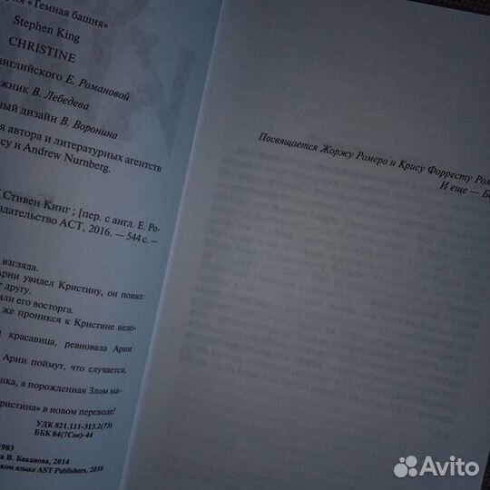 Книги стивена кинга кристина