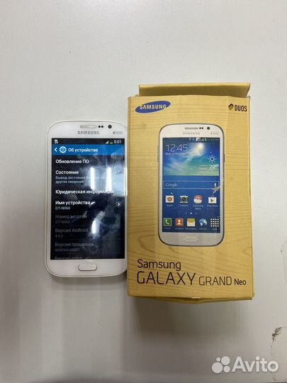 Samsung Galaxy Grand Neo GT-I9060, 8 ГБ