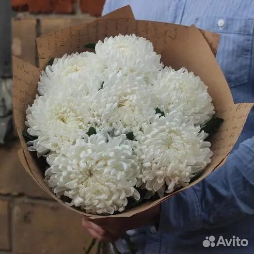 Букет из хризантем 11 21 31 41 51 101