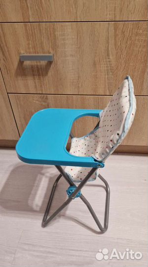 Стульчик для кормления игрушечный