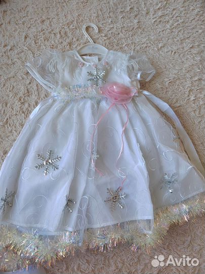 Платье снежинки