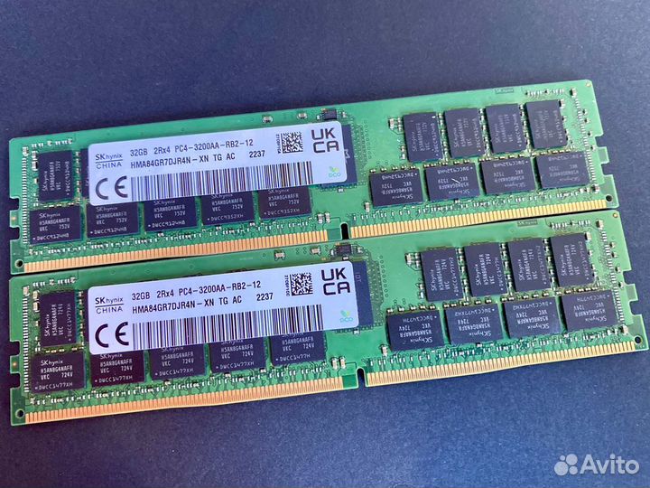 DDR4 32 gb 3200 Ecc Reg серверная память