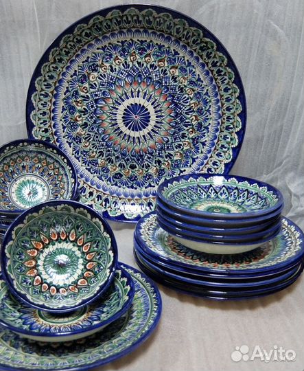 Узбекская посуда Риштан