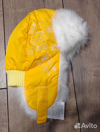 Шапка шлем зимний для девочки