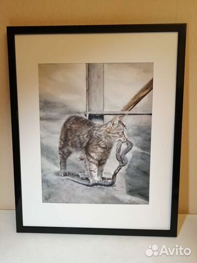 Кошка змея охотник