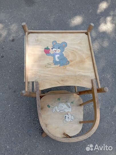 Стульчик детский раритет СССР