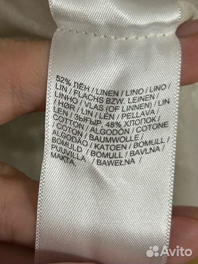 Женская рубашка лен