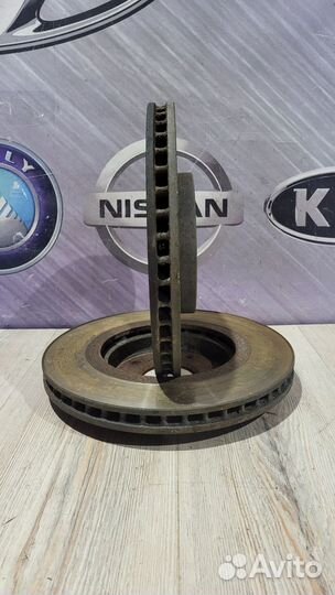 Тормозной диск перед Nissan qashqai J10 Лев, Прав