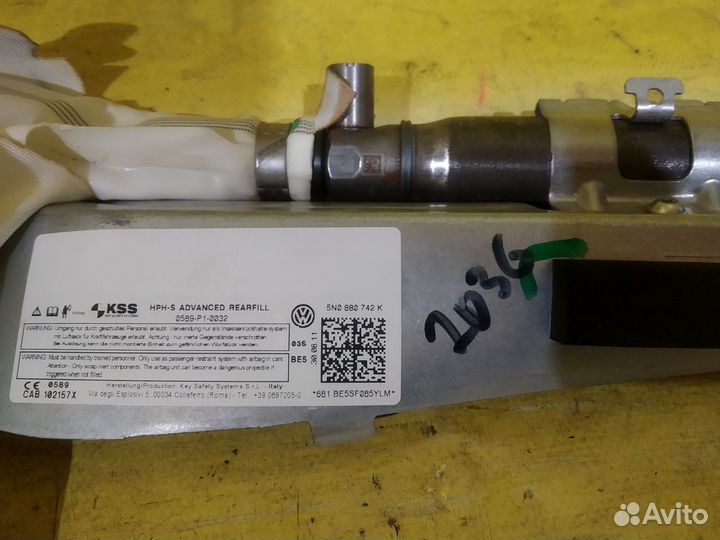 Подушка безопасности боковая VW Tiguan 08-17