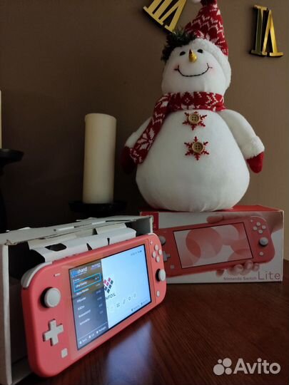 Новая Nintendo Switch Lite picofly прошитая