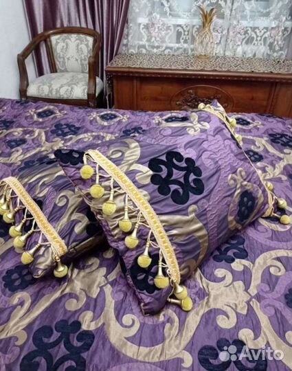 Покрывало шторы тюль подушки жаккард