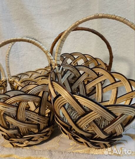 Корзины плетеные из лозы