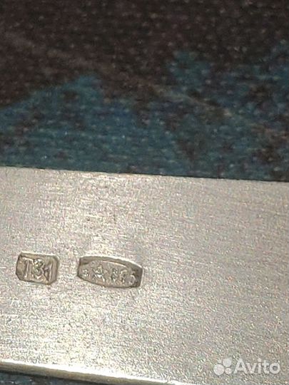 Ложка для сахара серебряная СССР