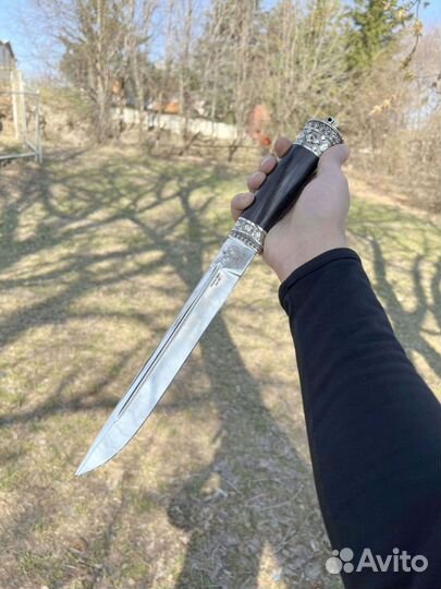 Нож пластунский ручной работы