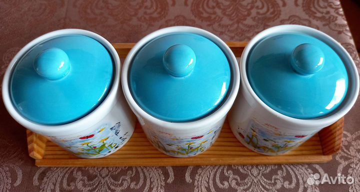 Набор банок для сыпучих