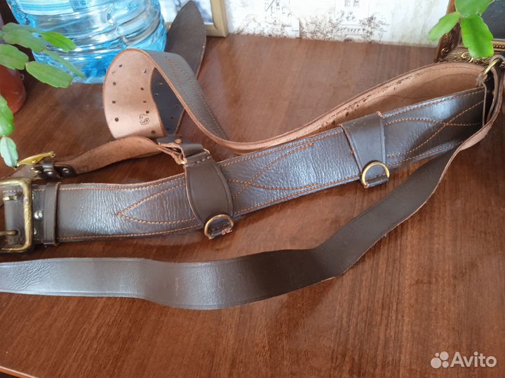 Армейский офицерский ремень портупея 1979г