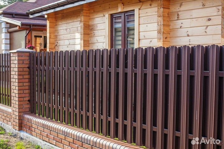 Евроштакетник П- образный