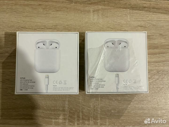 Коробки от earpods 2 и новый кабель ligthning