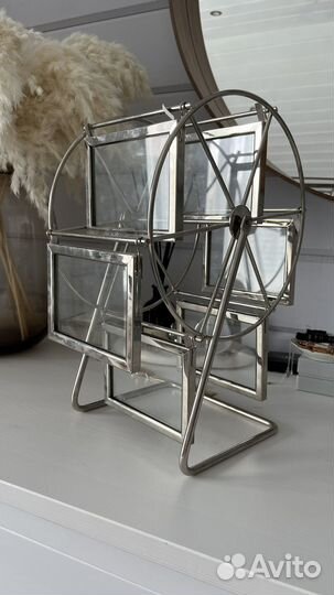 Фоторамка Карусель метал/стекло