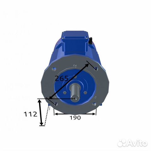 Электродвигатель аир 112мв6 (4кВт/1000об.мин)